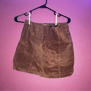 Forever 21 brown mini skirt